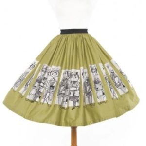PUG Mary Blair circle skirt